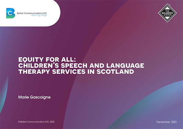 Scotland Equity for All report